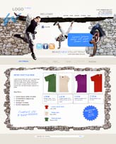 iWeb Template: Clothes Theme
