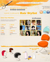iWeb Template: Hair Stylist Theme