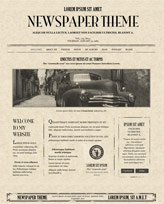 iWeb Template: Newspaper Theme