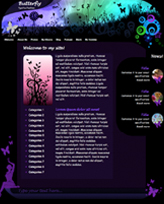 iWeb Template: Violet Theme